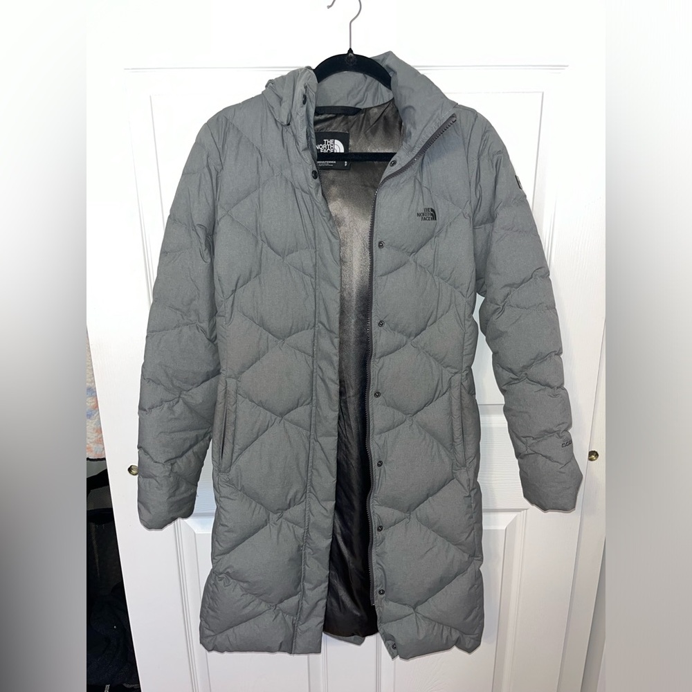 NorthFace Miss Metro Parka II - Dark Gray, Women’s Small, Long Parka